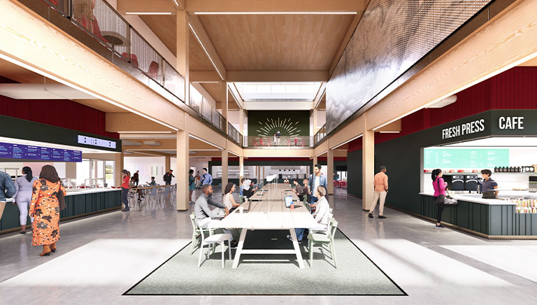 Image - Construction Underway on New Food Hall