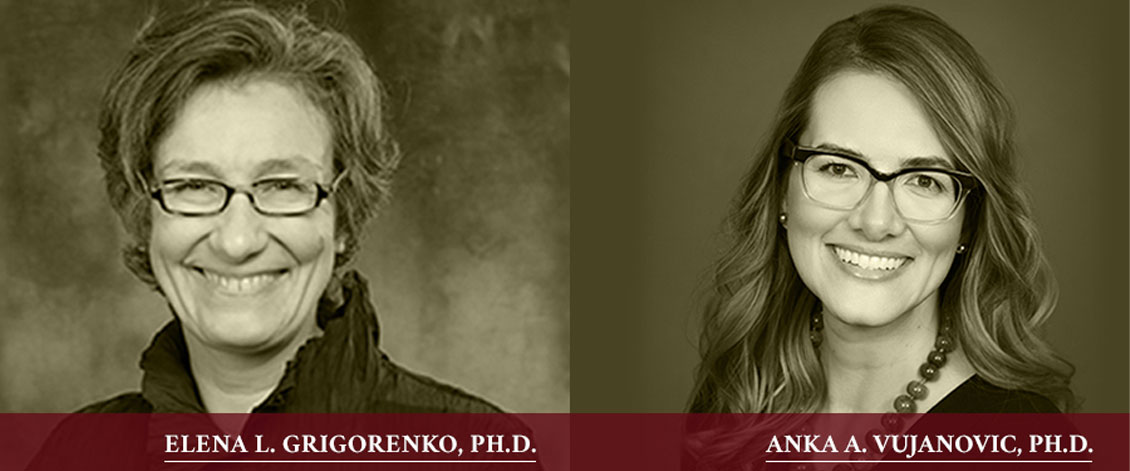 Images of Professors Grigorenko and Vujanovic