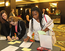 Student Teacher Candidates at the HATC Job Fair in the University Center