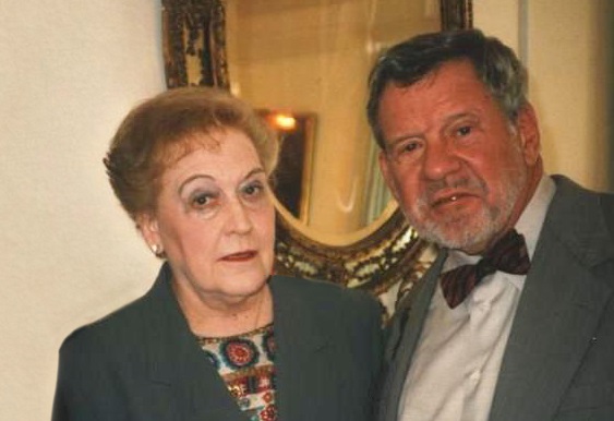 Elizabeth Rockwell and Bill Hobby