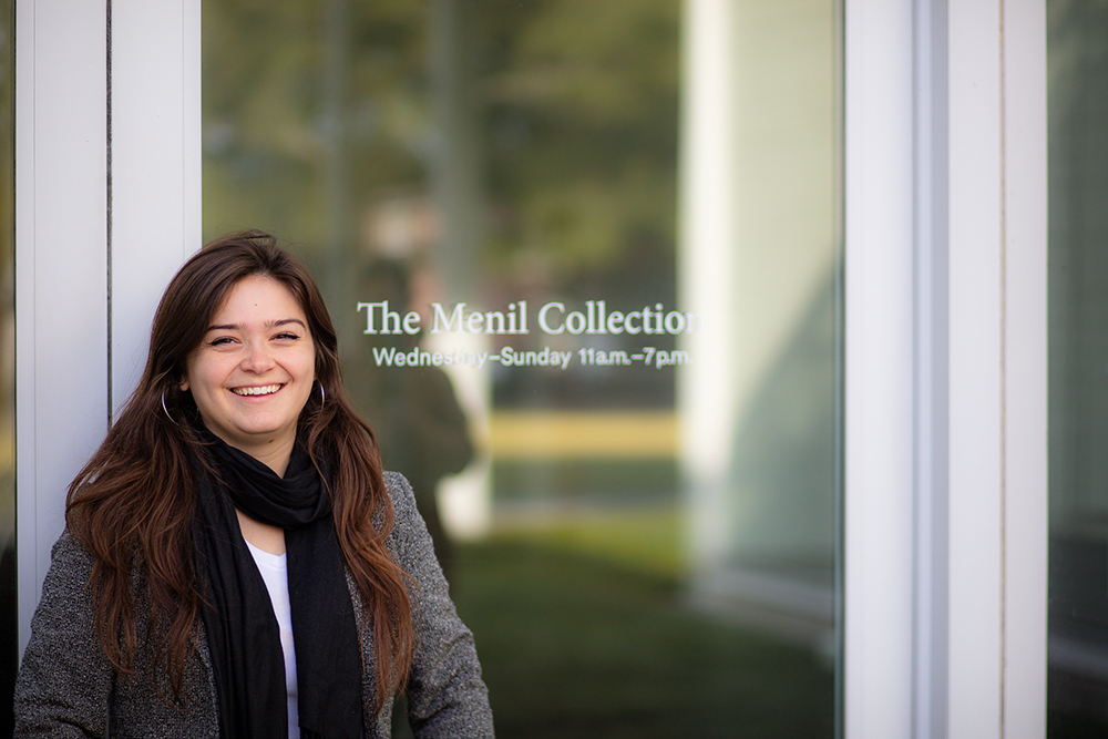 Photo of Menil Intern Zoie Buske